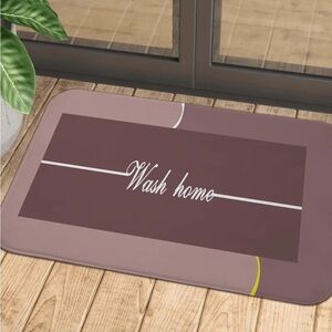 Mauve Laundry Bath Mat